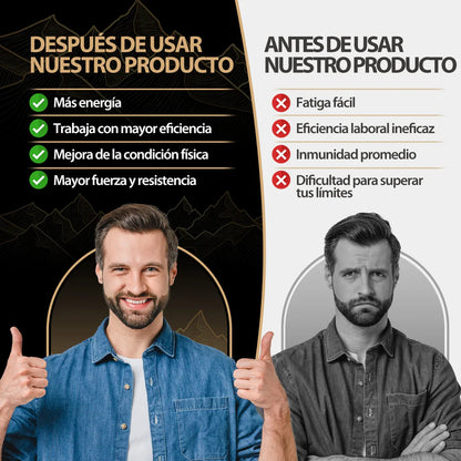 🏔️✨ WindBoss Gold Shilajit Gummies – 80 Gomas✨🏔️: Más energía, más resistencia, más virilidad.